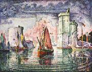 Paul Signac Port of La Rochelle Spain oil painting reproduction
